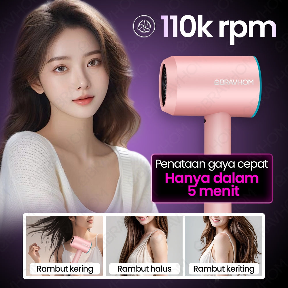 BravHom Hair Dryer BL-HD01 BravHom Hair Dryer BL-HD01 BravHom Kadonio Smart Home