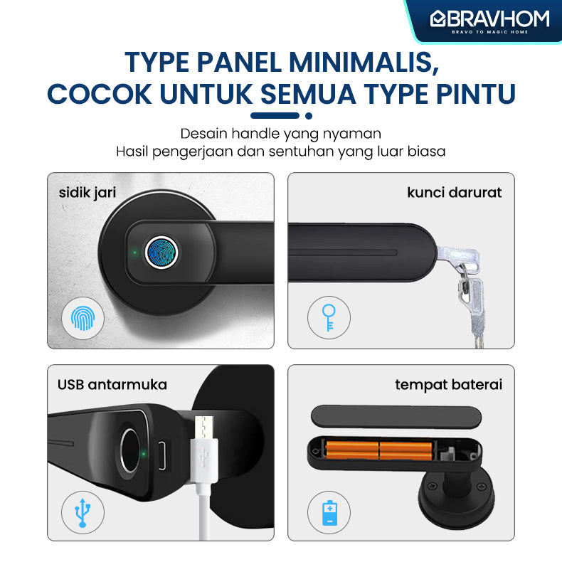 L401 L401 BravHom Smart Lock Kadonio Smart Home