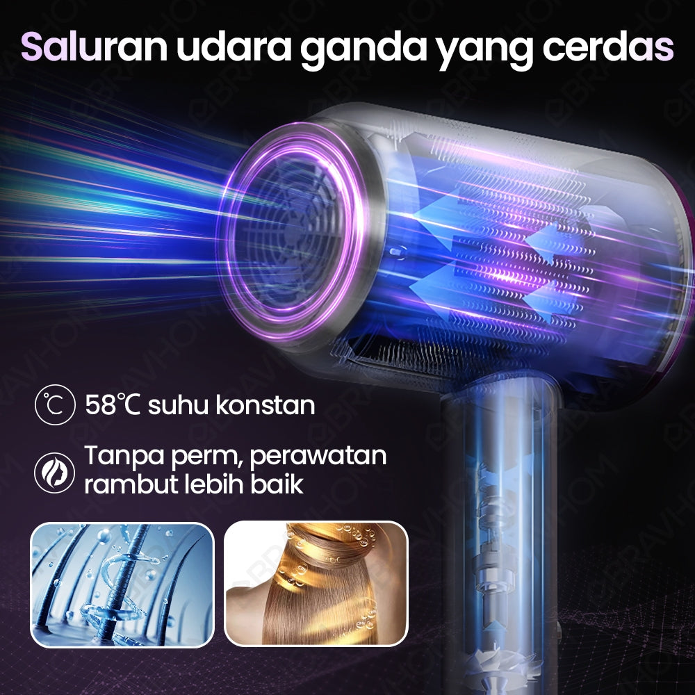 BravHom Hair Dryer BL-HD01 BravHom Hair Dryer BL-HD01 BravHom Kadonio Smart Home