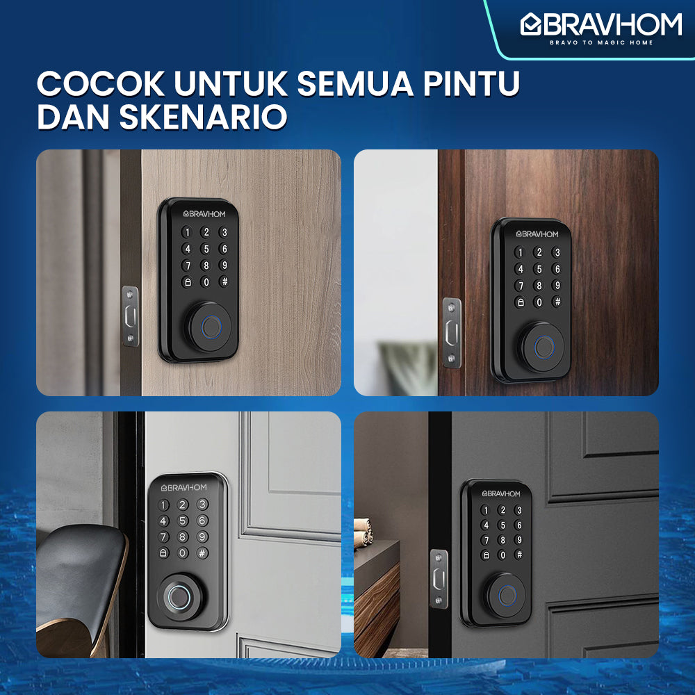 BravHom Smart Lock BS-L706 BravHom Smart Lock BS-L706 BravHom Kadonio Smart Home