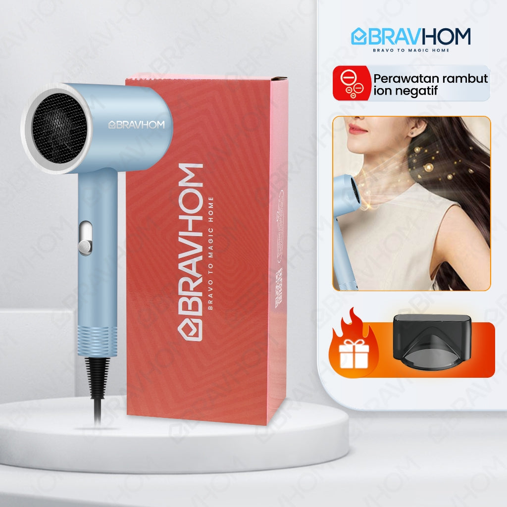 BravHom Hair Dryer BL-HD01 BravHom Hair Dryer BL-HD01 BravHom Kadonio Smart Home