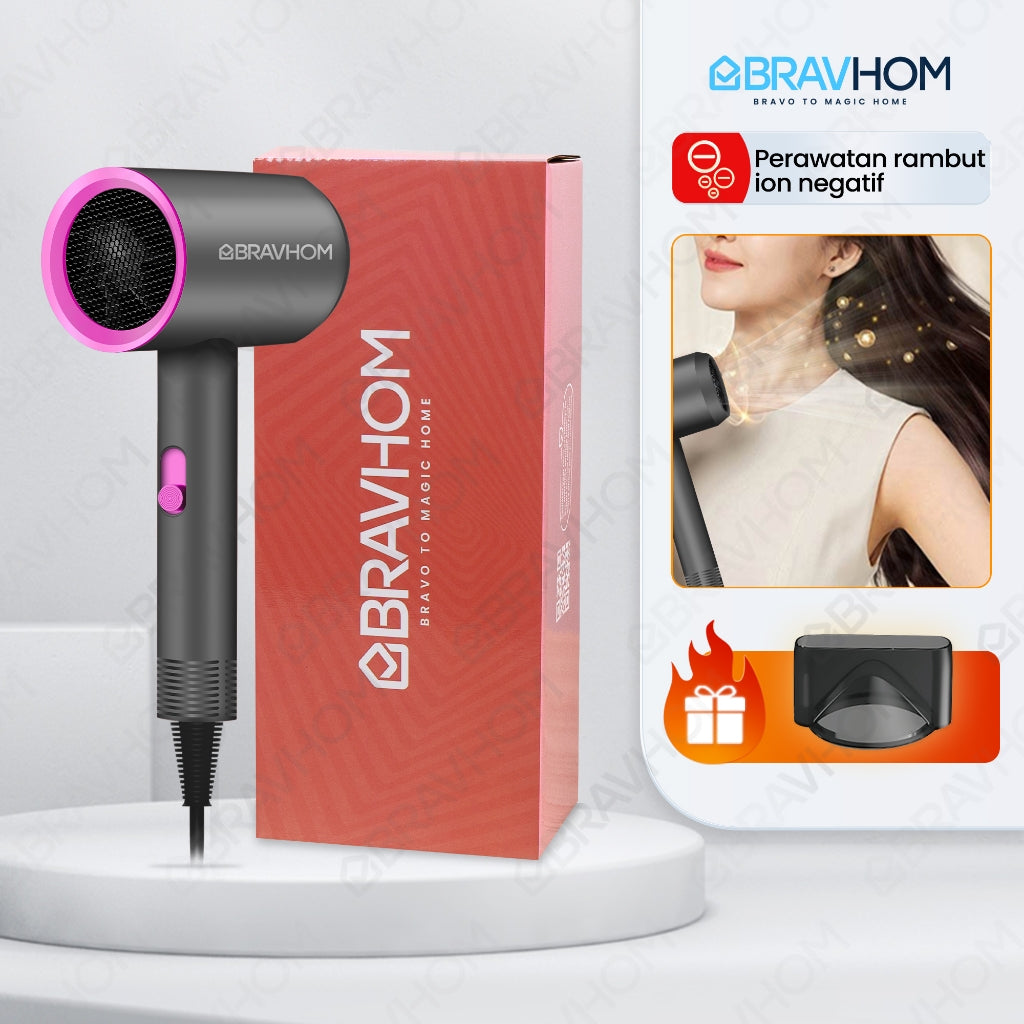 BravHom Hair Dryer BL-HD01 BravHom Hair Dryer BL-HD01 BravHom Kadonio Smart Home