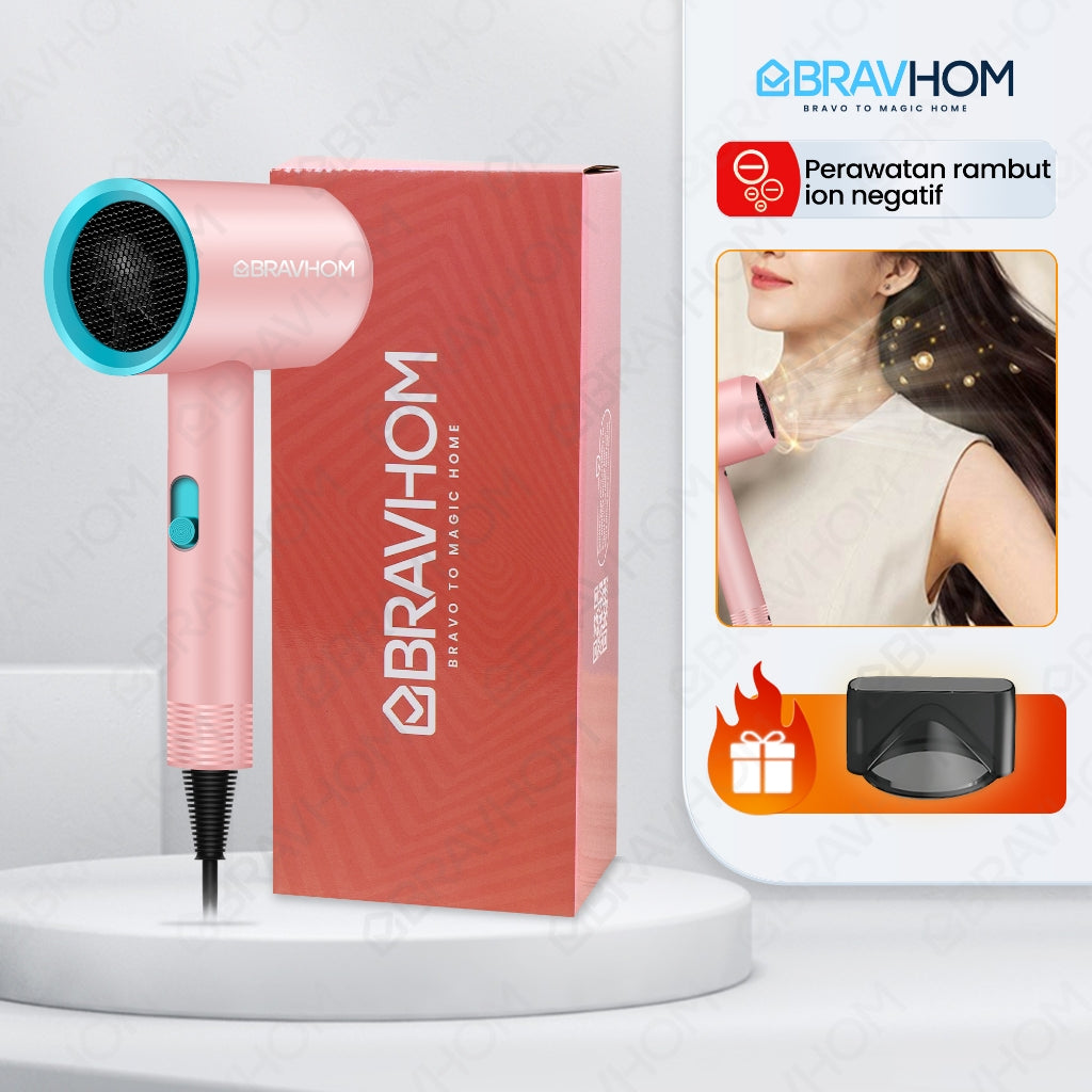 BravHom Hair Dryer BL-HD01 BravHom Hair Dryer BL-HD01 BravHom Kadonio Smart Home