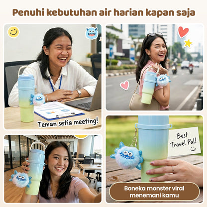 [3D Stiker DIY] (COD)Bravhom Gradasi Botol Tumbler Stainless Steel 304 Bisa Tahan Dingin &Panas tumblers stainless Botol Minum Trendi untuk Travel & Sehari-hari Kapasitas 89oml water cup cangkir Portabel BTO6 [3D Stiker DIY] (COD)Bravhom Gradasi Botol Tumbler Stainless Steel 304 Bisa Tahan Dingin &Panas tumblers stainless Botol Minum Trendi untuk Travel & Sehari-hari Kapasitas 89oml water cup cangkir Portabel BTO6 BravHom  Kadonio Smart Home