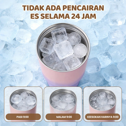 [3D Stiker DIY] (COD)Bravhom Gradasi Botol Tumbler Stainless Steel 304 Bisa Tahan Dingin &Panas tumblers stainless Botol Minum Trendi untuk Travel & Sehari-hari Kapasitas 89oml water cup cangkir Portabel BTO6 [3D Stiker DIY] (COD)Bravhom Gradasi Botol Tumbler Stainless Steel 304 Bisa Tahan Dingin &Panas tumblers stainless Botol Minum Trendi untuk Travel & Sehari-hari Kapasitas 89oml water cup cangkir Portabel BTO6 BravHom  Kadonio Smart Home