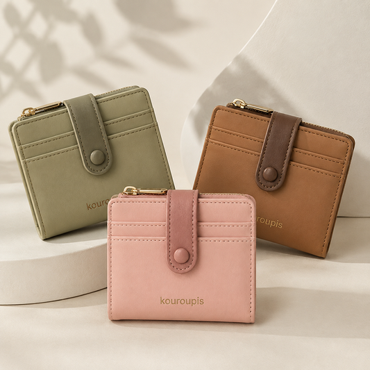 Bravhom Fashion Dompet Wanita Kulit Sapi Premium, Desain Simpel Dompet Kartu Mini Multifungsi dengan Saku Koin Resleting BG40 Bravhom Fashion Dompet Wanita Kulit Sapi Premium, Desain Simpel Dompet Kartu Mini Multifungsi dengan Saku Koin Resleting BG40 BravHom bag Kadonio Smart Home