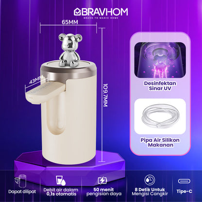 (COD)Bravhom Pompa Galon Electric DapatDilipat USB Dispenser Portable Galon AirElektrik (COD)Bravhom Pompa Galon Electric DapatDilipat USB Dispenser Portable Galon AirElektrik BravHom  Kadonio Smart Home