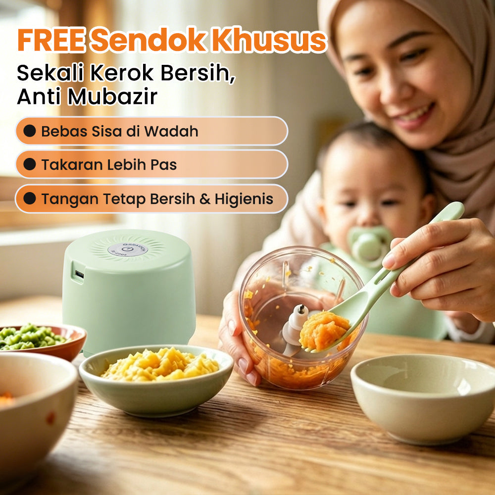 (COD)New Bravhom 1200mah Baterai DayaKuat Mini Chopper Electric 350 ML PortableBlender (COD)New Bravhom 1200mah Baterai DayaKuat Mini Chopper Electric 350 ML PortableBlender BravHom Blender Kadonio Smart Home