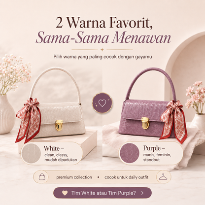 (COD)BRAVHOM Tas Bahu Wanita Underarm Croco Elegan Pita Satin - Tas Kekinian Premium Ringan Cocok Kerja Hangout (COD)BRAVHOM Tas Bahu Wanita Underarm Croco Elegan Pita Satin - Tas Kekinian Premium Ringan Cocok Kerja Hangout BravHom Official Store  Kadonio Smart Home