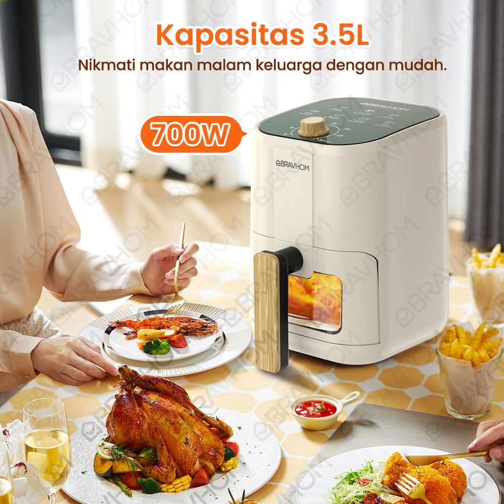 BravHom Smart Air Fryer BL-AF01 BravHom Smart Air Fryer BL-AF01 BravHom  Kadonio Smart Home