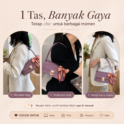 (COD)BRAVHOM Tas Bahu Wanita Underarm Croco Elegan Pita Satin - Tas Kekinian Premium Ringan Cocok Kerja Hangout (COD)BRAVHOM Tas Bahu Wanita Underarm Croco Elegan Pita Satin - Tas Kekinian Premium Ringan Cocok Kerja Hangout BravHom Official Store  Kadonio Smart Home