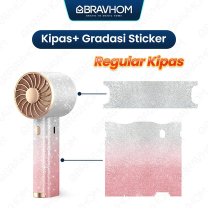 Bravhom Kipas Angin Mini Portable 3IN1 Aromaterapi 3 Kecepatan Lampu Warna Warni Phone Holder FN16 Bravhom Kipas Angin Mini Portable 3IN1 Aromaterapi 3 Kecepatan Lampu Warna Warni Phone Holder FN16 BravHom Fan Kadonio Smart Home