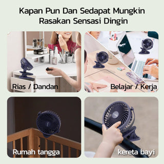 BravHom Table Clip Fan BL-FN42 BravHom Table Clip Fan BL-FN42 BravHom  Kadonio Smart Home