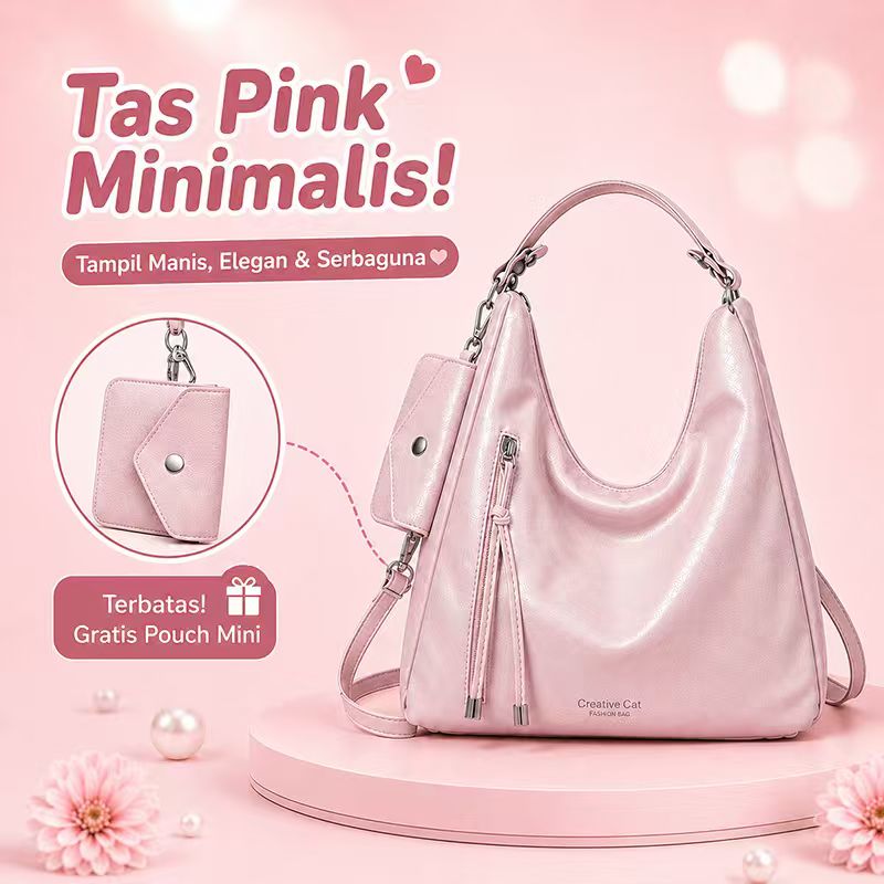 BRAVHOM Tas Selempang Wanita Multifungsi 3 Gaya Kapasitas Besar Kulit Sintetis Premium | Free Gantungan Boneka Anjing Lucu BRAVHOM Tas Selempang Wanita Multifungsi 3 Gaya Kapasitas Besar Kulit Sintetis Premium | Free Gantungan Boneka Anjing Lucu BravHom bag Kadonio Smart Home