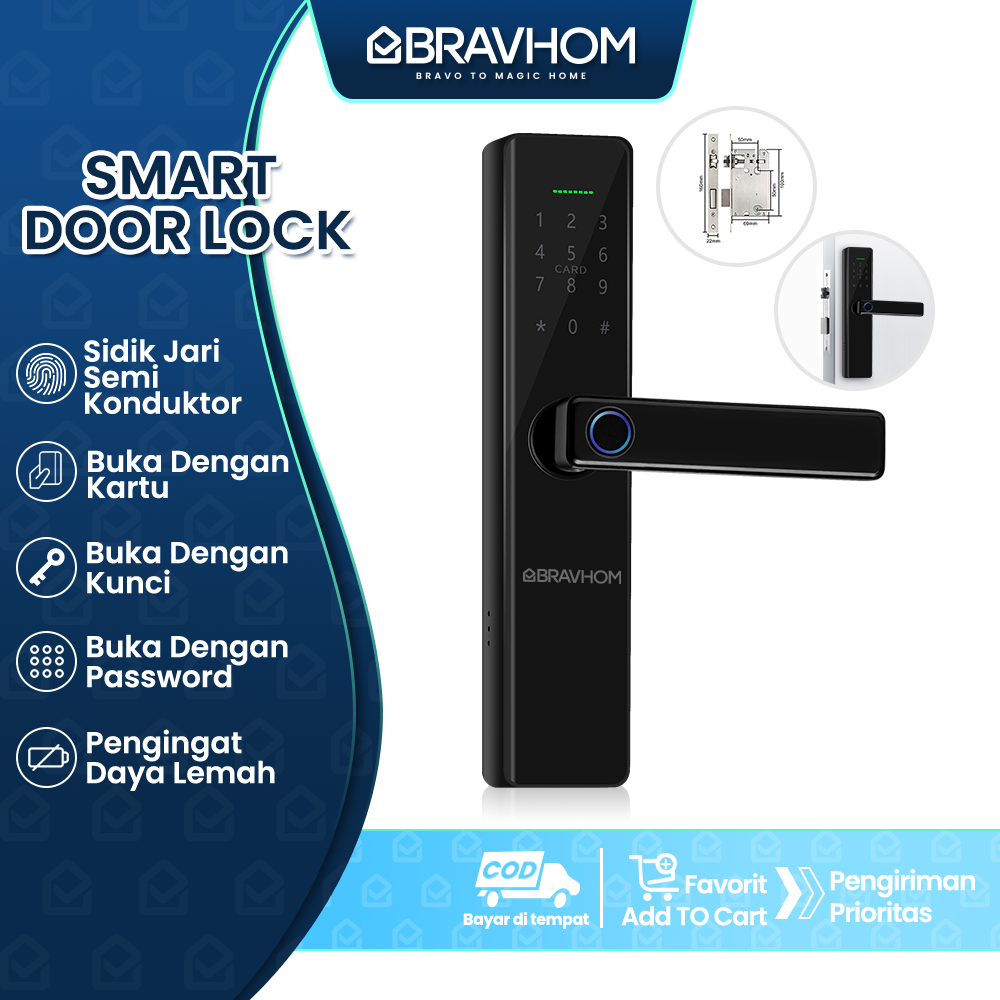L621 L621 BravHom Smart Lock Kadonio Smart Home