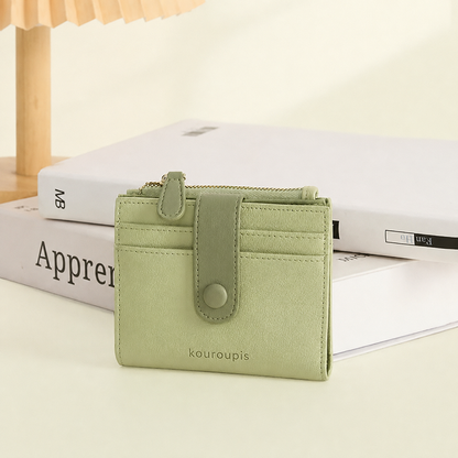 Bravhom Fashion Dompet Wanita Kulit Sapi Premium, Desain Simpel Dompet Kartu Mini Multifungsi dengan Saku Koin Resleting BG40 Bravhom Fashion Dompet Wanita Kulit Sapi Premium, Desain Simpel Dompet Kartu Mini Multifungsi dengan Saku Koin Resleting BG40 BravHom bag Kadonio Smart Home