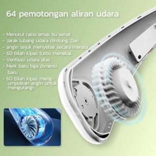 BravHom Protable Neck Fan BL-FN33 BravHom Protable Neck Fan BL-FN33 BravHom  Kadonio Smart Home
