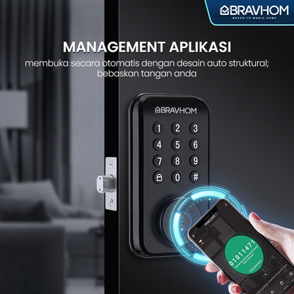 BravHom Smart Lock BS-L706 BravHom Smart Lock BS-L706 BravHom  Kadonio Smart Home