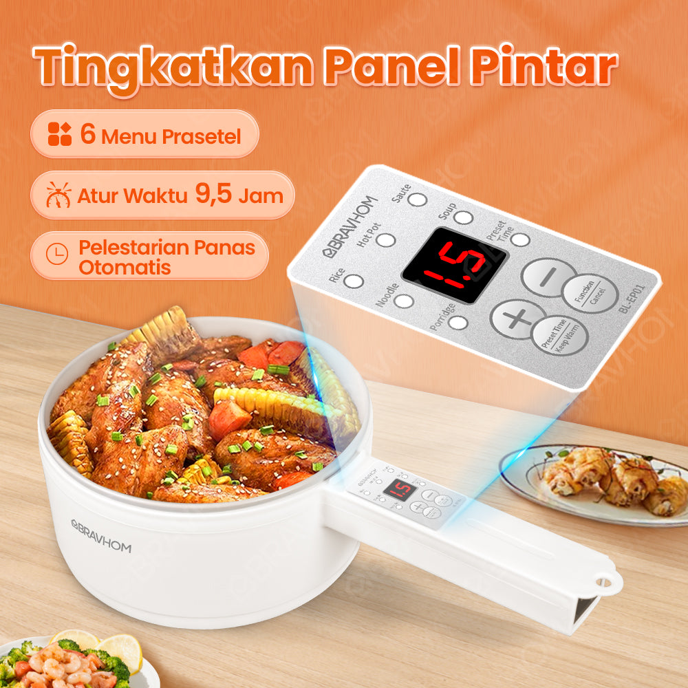 BravHom Smart Electric Pot BL-EP01 BravHom Smart Electric Pot BL-EP01 BravHom Kitchen Appliances Kadonio Smart Home