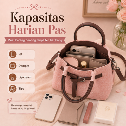 Bravhom Fashion Tas Wanita Vintage Pink Retro Premium Tas Tangan & Selempang Wanita Elegan untuk Daily Look Estetik BG09 Bravhom Fashion Tas Wanita Vintage Pink Retro Premium Tas Tangan & Selempang Wanita Elegan untuk Daily Look Estetik BG09 BravHom Official Store  Kadonio Smart Home