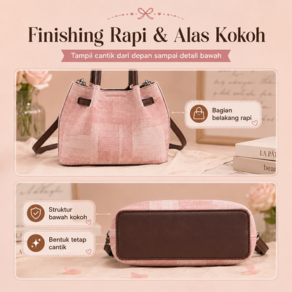 Bravhom Fashion Tas Wanita Vintage Pink Retro Premium Tas Tangan & Selempang Wanita Elegan untuk Daily Look Estetik BG09 Bravhom Fashion Tas Wanita Vintage Pink Retro Premium Tas Tangan & Selempang Wanita Elegan untuk Daily Look Estetik BG09 BravHom Official Store  Kadonio Smart Home