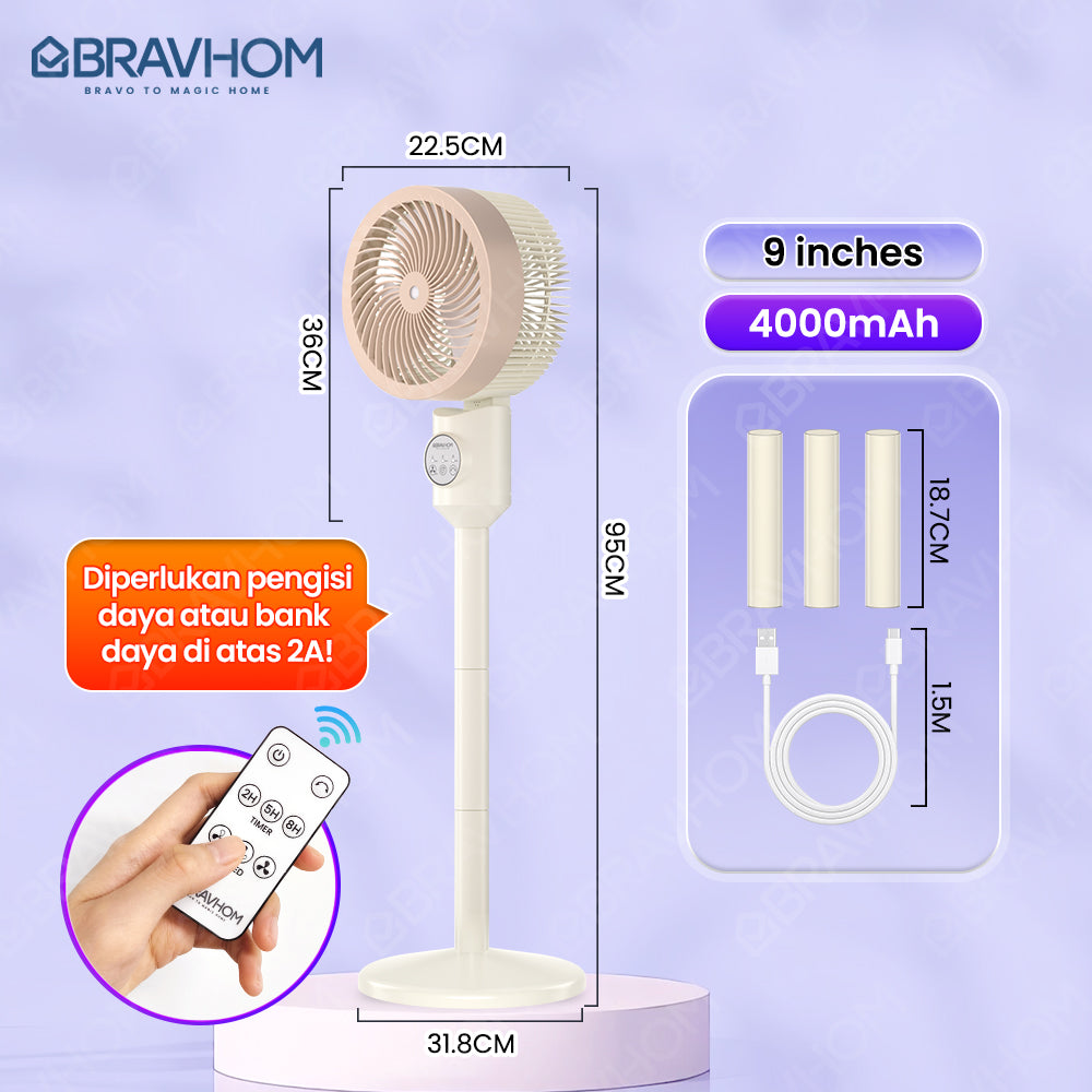 (COD)Bravhom Kipas Angin Berdiri 3IN1 Dinding Aromaterapi Waktu 3-8 Jam Kipas Angin (COD)Bravhom Kipas Angin Berdiri 3IN1 Dinding Aromaterapi Waktu 3-8 Jam Kipas Angin BravHom Official Store  Kadonio Smart Home