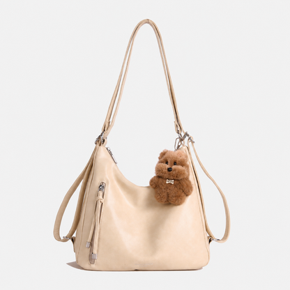 BRAVHOM Tas Selempang Wanita Multifungsi 3 Gaya Kapasitas Besar Kulit Sintetis Premium | Free Gantungan Boneka Anjing Lucu BRAVHOM Tas Selempang Wanita Multifungsi 3 Gaya Kapasitas Besar Kulit Sintetis Premium | Free Gantungan Boneka Anjing Lucu BravHom Official Store  Kadonio Smart Home