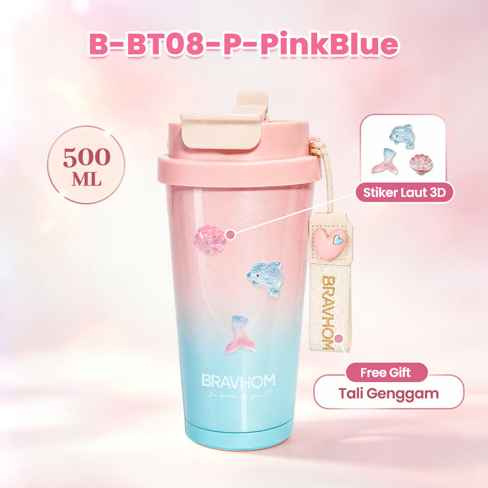 (COD)Bravhom 500ML Tumbler Kopi Dopamin Gradasi Stainless SUS316 Botol Minum Viral Portable Cocok untuk Harian Sekolah Jalan-jalan Olahraga Tumbler Aesthetic Kekinian OOTD Coffee Tumbler BT08 (COD)Bravhom 500ML Tumbler Kopi Dopamin Gradasi Stainless SUS316 Botol Minum Viral Portable Cocok untuk Harian Sekolah Jalan-jalan Olahraga Tumbler Aesthetic Kekinian OOTD Coffee Tumbler BT08 BravHom  Kadonio Smart Home