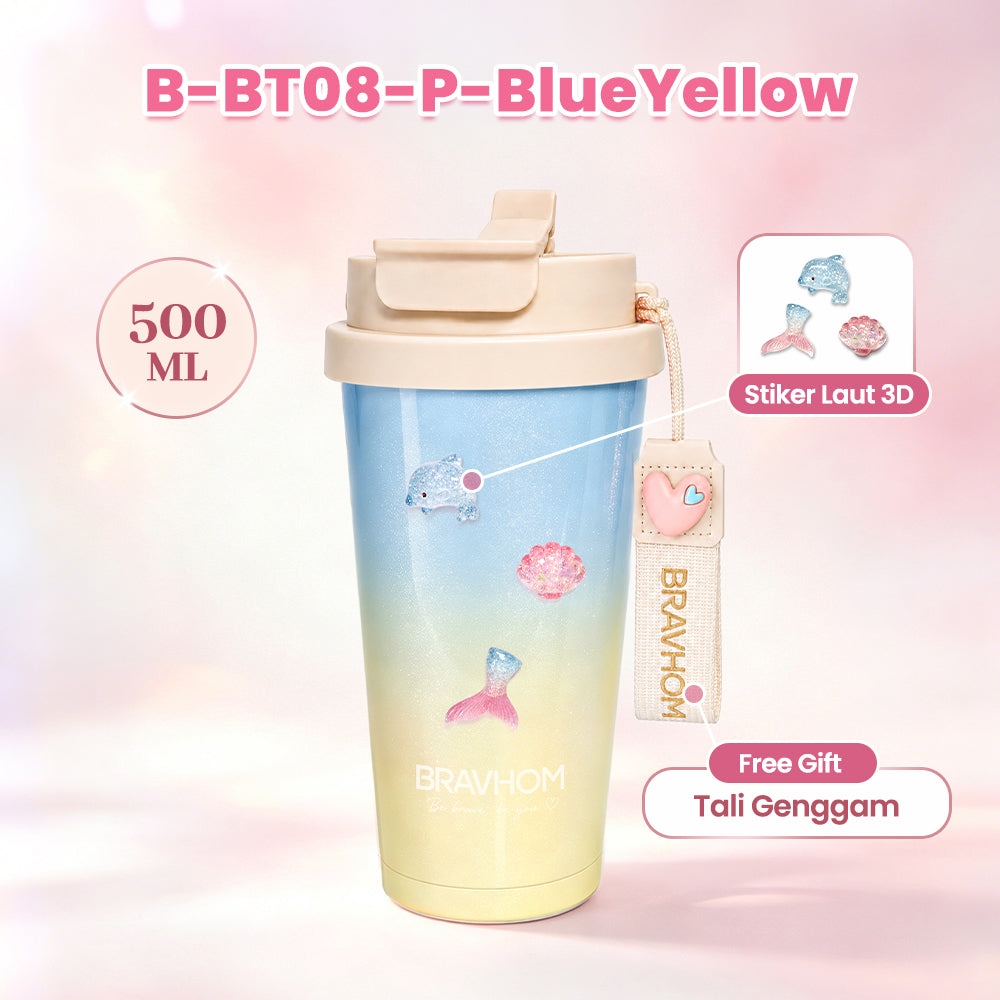 (COD)Bravhom 500ML Tumbler Kopi Dopamin Gradasi Stainless SUS316 Botol Minum Viral Portable Cocok untuk Harian Sekolah Jalan-jalan Olahraga Tumbler Aesthetic Kekinian OOTD Coffee Tumbler BT08 (COD)Bravhom 500ML Tumbler Kopi Dopamin Gradasi Stainless SUS316 Botol Minum Viral Portable Cocok untuk Harian Sekolah Jalan-jalan Olahraga Tumbler Aesthetic Kekinian OOTD Coffee Tumbler BT08 BravHom  Kadonio Smart Home