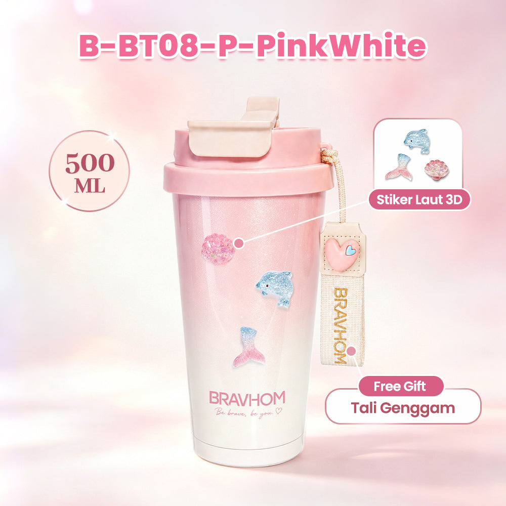 (COD)Bravhom 500ML Tumbler Kopi Dopamin Gradasi Stainless SUS316 Botol Minum Viral Portable Cocok untuk Harian Sekolah Jalan-jalan Olahraga Tumbler Aesthetic Kekinian OOTD Coffee Tumbler BT08 (COD)Bravhom 500ML Tumbler Kopi Dopamin Gradasi Stainless SUS316 Botol Minum Viral Portable Cocok untuk Harian Sekolah Jalan-jalan Olahraga Tumbler Aesthetic Kekinian OOTD Coffee Tumbler BT08 BravHom  Kadonio Smart Home