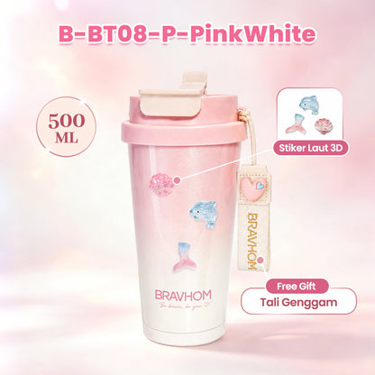 (COD)Bravhom 500ML Tumbler Kopi Dopamin Gradasi Stainless SUS316 Botol Minum Viral Portable Cocok untuk Harian Sekolah Jalan-jalan Olahraga Tumbler Aesthetic Kekinian OOTD Coffee Tumbler BT08 (COD)Bravhom 500ML Tumbler Kopi Dopamin Gradasi Stainless SUS316 Botol Minum Viral Portable Cocok untuk Harian Sekolah Jalan-jalan Olahraga Tumbler Aesthetic Kekinian OOTD Coffee Tumbler BT08 BravHom  Kadonio Smart Home