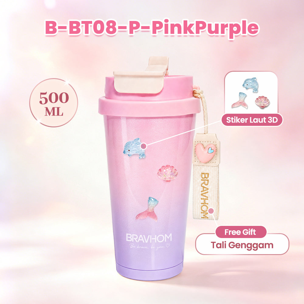 (COD)Bravhom 500ML Tumbler Kopi Dopamin Gradasi Stainless SUS316 Botol Minum Viral Portable Cocok untuk Harian Sekolah Jalan-jalan Olahraga Tumbler Aesthetic Kekinian OOTD Coffee Tumbler BT08 (COD)Bravhom 500ML Tumbler Kopi Dopamin Gradasi Stainless SUS316 Botol Minum Viral Portable Cocok untuk Harian Sekolah Jalan-jalan Olahraga Tumbler Aesthetic Kekinian OOTD Coffee Tumbler BT08 BravHom  Kadonio Smart Home