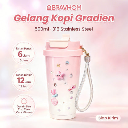 (COD)Bravhom 500ML Tumbler Kopi Dopamin Gradasi Stainless SUS316 Botol Minum Viral Portable Cocok untuk Harian Sekolah Jalan-jalan Olahraga Tumbler Aesthetic Kekinian OOTD Coffee Tumbler BT08 (COD)Bravhom 500ML Tumbler Kopi Dopamin Gradasi Stainless SUS316 Botol Minum Viral Portable Cocok untuk Harian Sekolah Jalan-jalan Olahraga Tumbler Aesthetic Kekinian OOTD Coffee Tumbler BT08 BravHom  Kadonio Smart Home