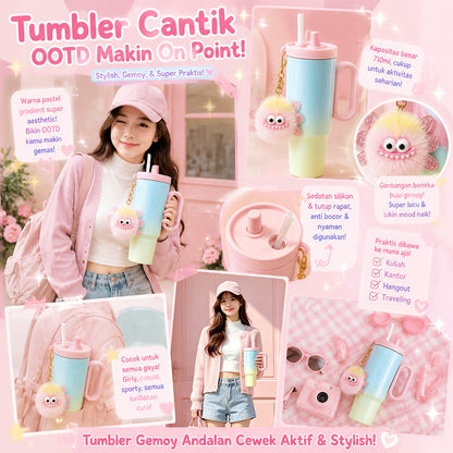 (COD)Bravhom 710ml Gradasi Botol Tumbler Stainless Steel 316 Tumbler Gagang Kapasitas Gradasi Viral Tahan Panas & Dingin Bonus Aksesoris Bisa Minum Sedotan BT09 (COD)Bravhom 710ml Gradasi Botol Tumbler Stainless Steel 316 Tumbler Gagang Kapasitas Gradasi Viral Tahan Panas & Dingin Bonus Aksesoris Bisa Minum Sedotan BT09 BravHom  Kadonio Smart Home