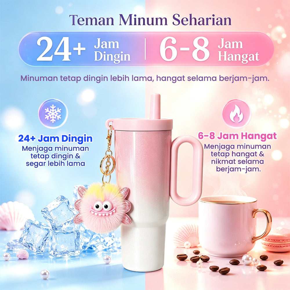 (COD)Bravhom 710ml Gradasi Botol Tumbler Stainless Steel 316 Tumbler Gagang Kapasitas Gradasi Viral Tahan Panas & Dingin Bonus Aksesoris Bisa Minum Sedotan BT09 (COD)Bravhom 710ml Gradasi Botol Tumbler Stainless Steel 316 Tumbler Gagang Kapasitas Gradasi Viral Tahan Panas & Dingin Bonus Aksesoris Bisa Minum Sedotan BT09 BravHom  Kadonio Smart Home