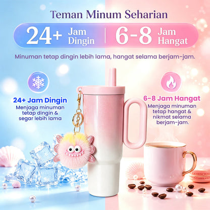(COD)Bravhom 710ml Gradasi Botol Tumbler Stainless Steel 316 Tumbler Gagang Kapasitas Gradasi Viral Tahan Panas & Dingin Bonus Aksesoris Bisa Minum Sedotan BT09 (COD)Bravhom 710ml Gradasi Botol Tumbler Stainless Steel 316 Tumbler Gagang Kapasitas Gradasi Viral Tahan Panas & Dingin Bonus Aksesoris Bisa Minum Sedotan BT09 BravHom  Kadonio Smart Home