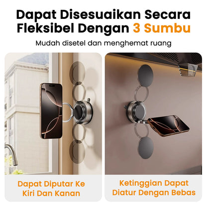 (COD)Bravhom Holder Ponsel / Phone Magnet 360° Hisap Kuat di Mobil & Kaca Nggak Jatuh Buat Gym Masak Nonton Praktis Banget PH02 (COD)Bravhom Holder Ponsel / Phone Magnet 360° Hisap Kuat di Mobil & Kaca Nggak Jatuh Buat Gym Masak Nonton Praktis Banget PH02 BravHom Official Store  Kadonio Smart Home