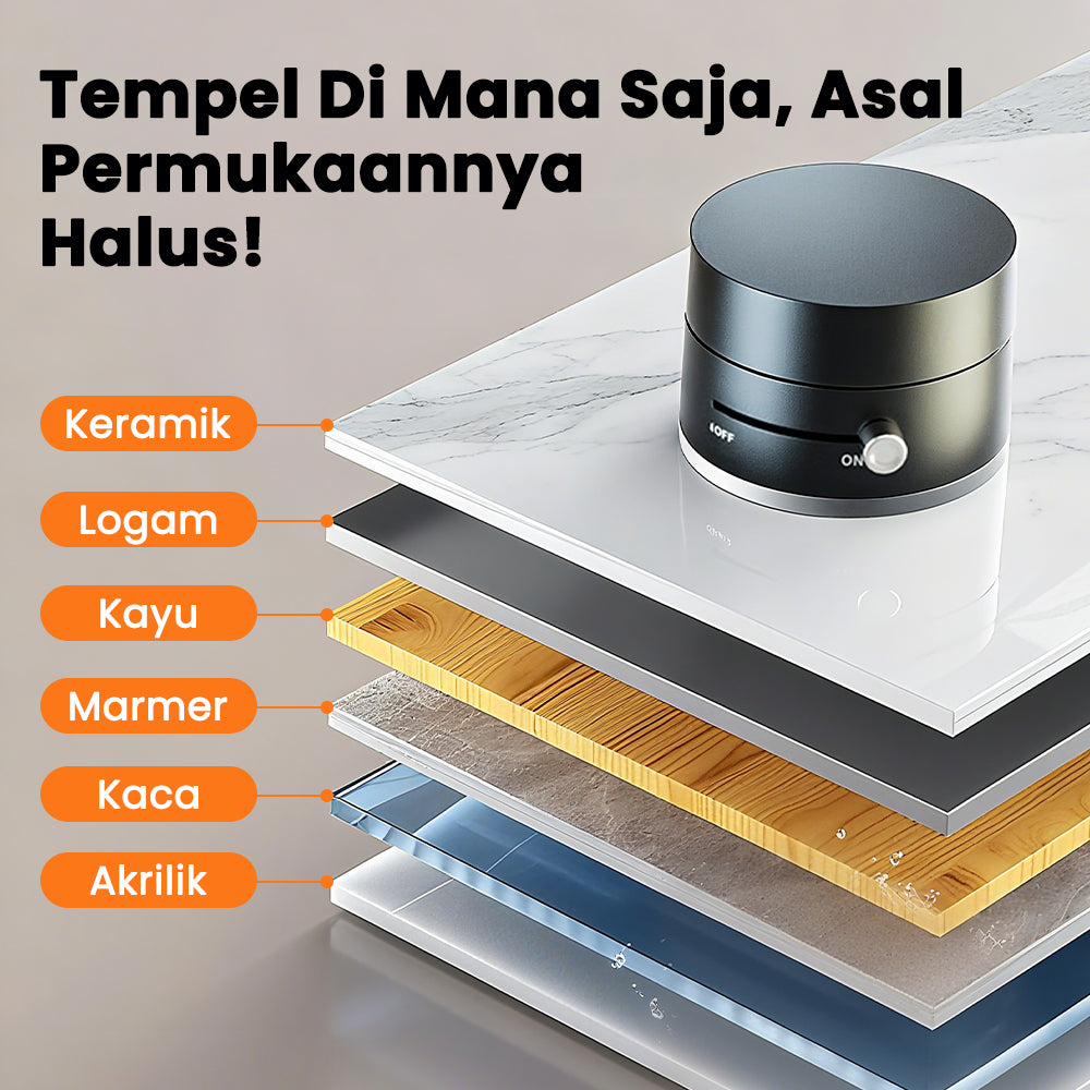 Bravhom Magnetic Vacuum Phone Holder Dudukan HP Magnetik Vakum Kuat - Mini Kokoh, Stabil untuk Meja, Tripod & Kerja Harian-PH01 Bravhom Magnetic Vacuum Phone Holder Dudukan HP Magnetik Vakum Kuat - Mini Kokoh, Stabil untuk Meja, Tripod & Kerja Harian-PH01 BravHom Official Store  Kadonio Smart Home