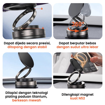 (COD)Bravhom Holder Ponsel / Phone Magnet 360° Hisap Kuat di Mobil & Kaca Nggak Jatuh Buat Gym Masak Nonton Praktis Banget PH02 (COD)Bravhom Holder Ponsel / Phone Magnet 360° Hisap Kuat di Mobil & Kaca Nggak Jatuh Buat Gym Masak Nonton Praktis Banget PH02 BravHom Official Store  Kadonio Smart Home