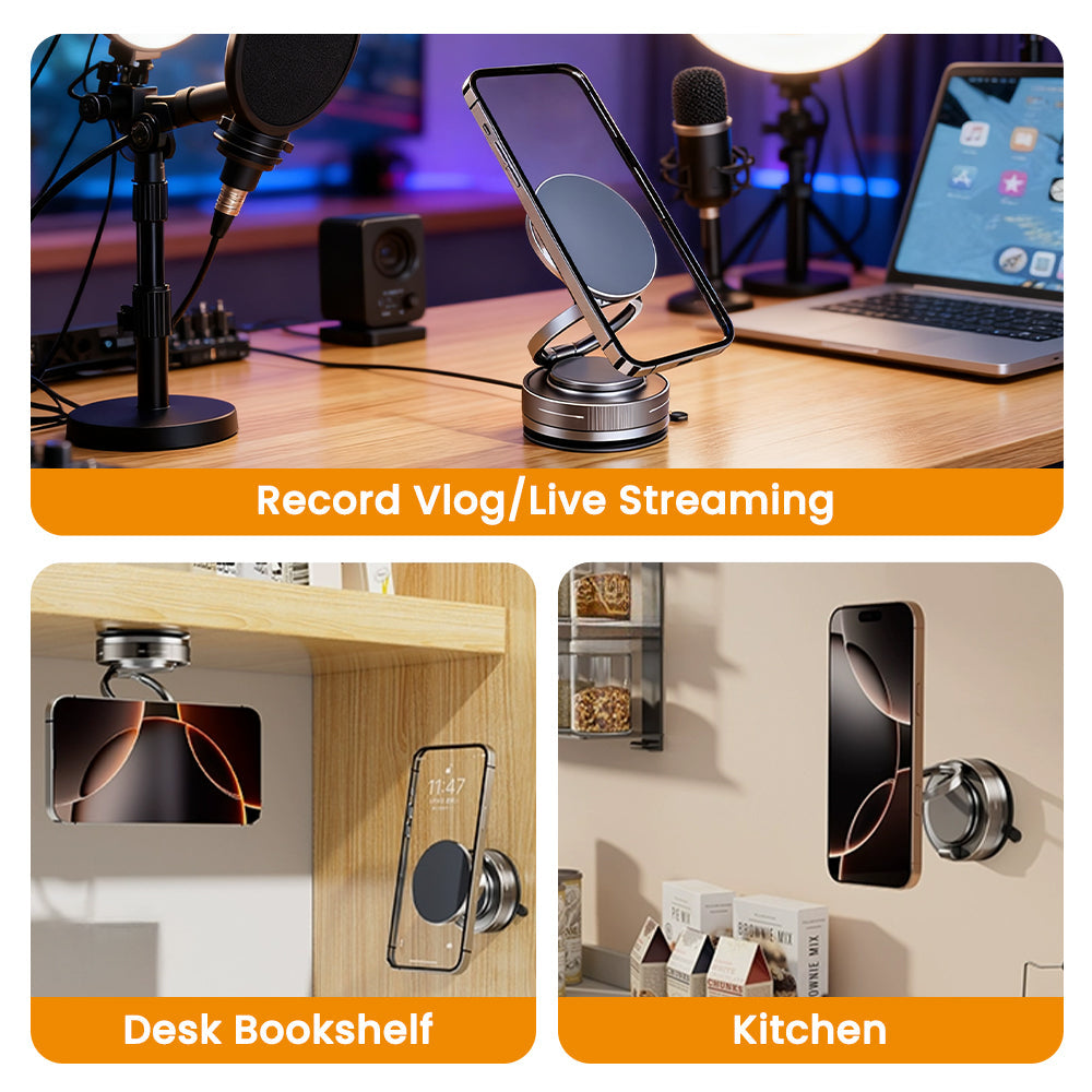 (COD)Bravhom Holder Ponsel / Phone Magnet 360° Hisap Kuat di Mobil & Kaca Nggak Jatuh Buat Gym Masak Nonton Praktis Banget PH02 (COD)Bravhom Holder Ponsel / Phone Magnet 360° Hisap Kuat di Mobil & Kaca Nggak Jatuh Buat Gym Masak Nonton Praktis Banget PH02 BravHom Official Store  Kadonio Smart Home