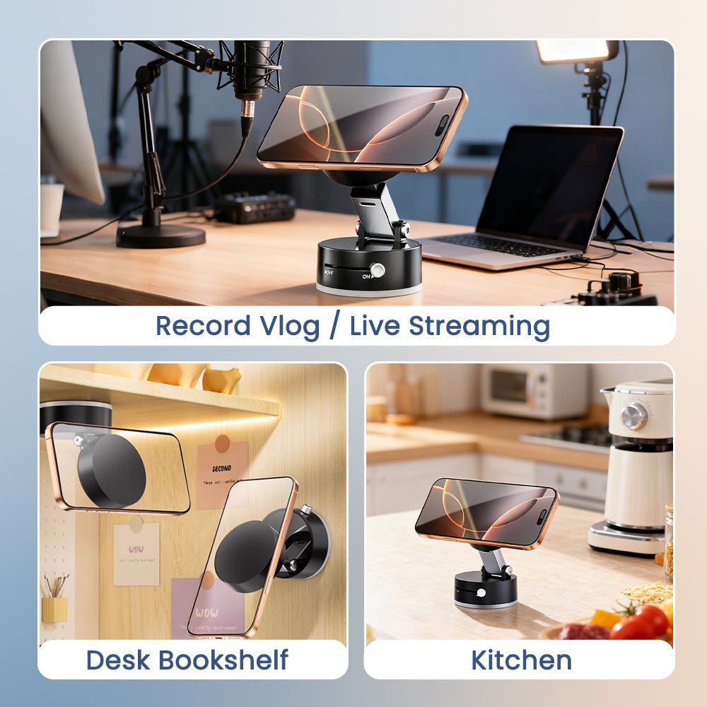 Bravhom Dudukan Ponsel PH01 Vacuum Magnetik Kuat Praktis Cocok untuk Berbagai Adegan Suction Cup Holder Handphone Minimalis Elegan COD Bravhom Dudukan Ponsel PH01 Vacuum Magnetik Kuat Praktis Cocok untuk Berbagai Adegan Suction Cup Holder Handphone Minimalis Elegan COD BravHom  Kadonio Smart Home