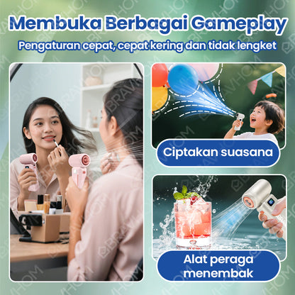(COD)Bravhom Kipas Angin Turbo 2in1 200KRPM High-Speed 12000mAh 6 Gigi Lampu Malam (COD)Bravhom Kipas Angin Turbo 2in1 200KRPM High-Speed 12000mAh 6 Gigi Lampu Malam BravHom Fan Kadonio Smart Home