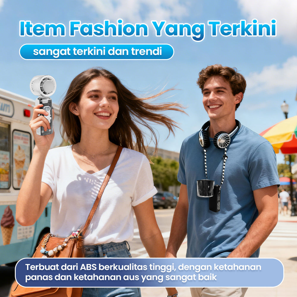 (COD) Bravhom Kipas Angin Lipat Portabel denganPendingin Semikonduktor100Tingkat Kecepatan |Dapat Dipakai diLeher & Diselempang, DesainTransparan yang Stylish (COD) Bravhom Kipas Angin Lipat Portabel denganPendingin Semikonduktor100Tingkat Kecepatan |Dapat Dipakai diLeher & Diselempang, DesainTransparan yang Stylish BravHom Fan Kadonio Smart Home