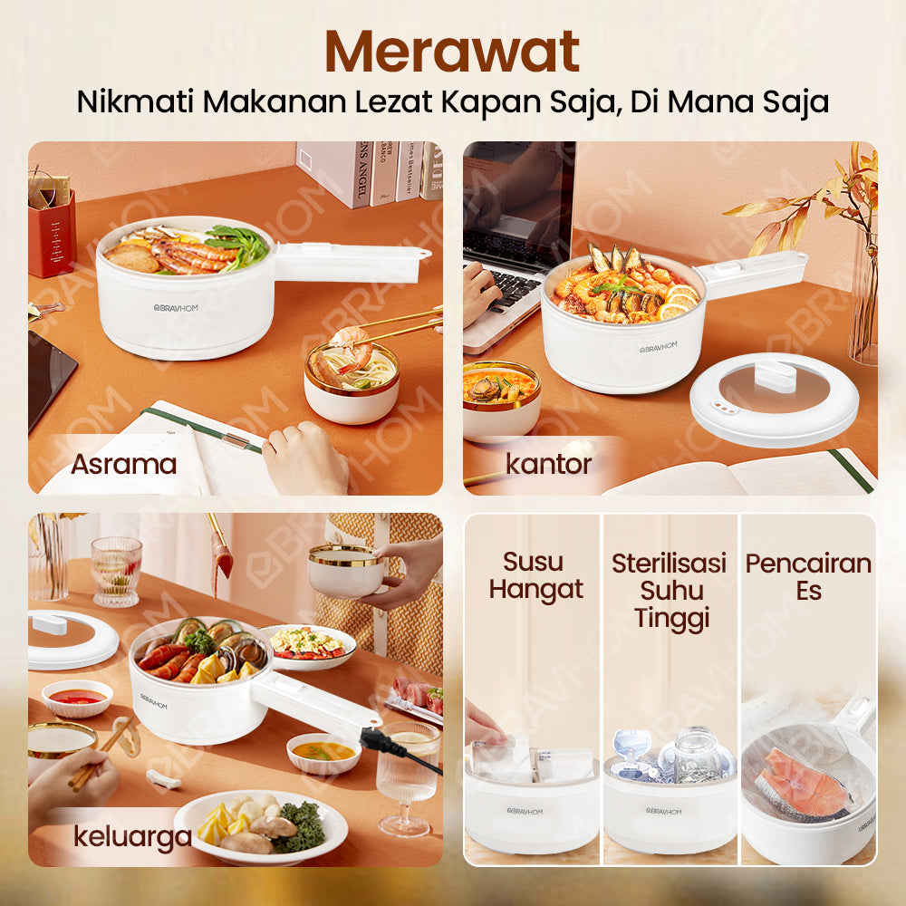 BravHom Smart Electric Pot BL-EP02 BravHom Smart Electric Pot BL-EP02 BravHom Kitchen Appliances Kadonio Smart Home