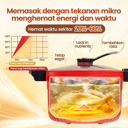 (COD)Bravhom Panci Listrik Serbaguna PanciPresto 3 Liter 300-700W pemanas kuah (COD)Bravhom Panci Listrik Serbaguna PanciPresto 3 Liter 300-700W pemanas kuah BravHom  Kadonio Smart Home