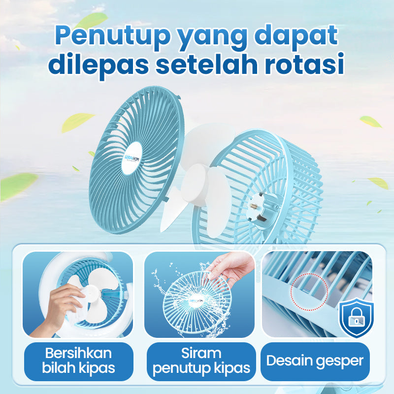 (COD)Bravhom Kipas Angin Portable Meja 2in1 Cahaya Sekitar Tidak Berisik 3 Kecepatan USB Cas kipas angin (COD)Bravhom Kipas Angin Portable Meja 2in1 Cahaya Sekitar Tidak Berisik 3 Kecepatan USB Cas kipas angin BravHom Fan Kadonio Smart Home