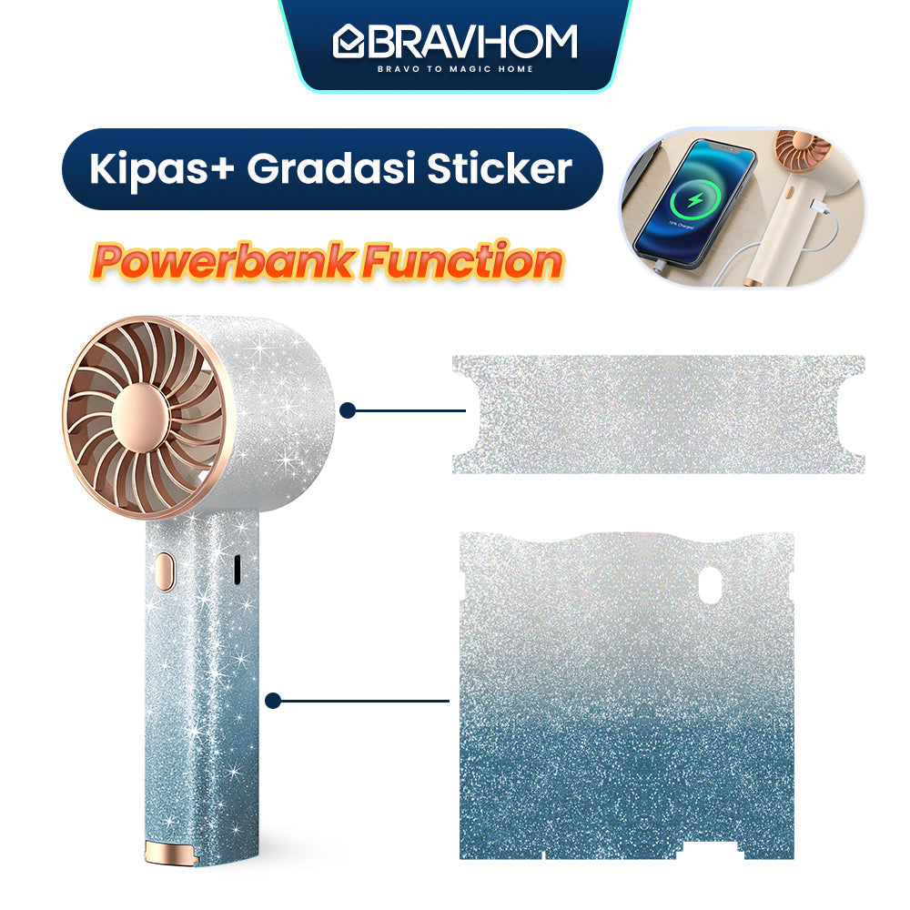 Bravhom Kipas Angin Mini Portable 3IN1 Aromaterapi 3 Kecepatan Lampu Warna Warni Phone Holder FN16 Bravhom Kipas Angin Mini Portable 3IN1 Aromaterapi 3 Kecepatan Lampu Warna Warni Phone Holder FN16 BravHom Fan Kadonio Smart Home