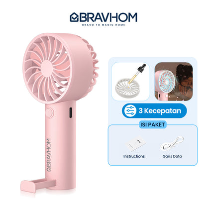 (COD)Bravhom 2IN1 Kipas Angin Mini PortableAromaterapi 3 Kecepatan Phone Holder (COD)Bravhom 2IN1 Kipas Angin Mini PortableAromaterapi 3 Kecepatan Phone Holder BravHom Fan Kadonio Smart Home
