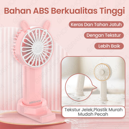 (COD)Bravhom Kipas Angin Mini Portable Aromaterapi USB Cas Karakter Sebagai Dudukan (COD)Bravhom Kipas Angin Mini Portable Aromaterapi USB Cas Karakter Sebagai Dudukan BravHom Fan Kadonio Smart Home