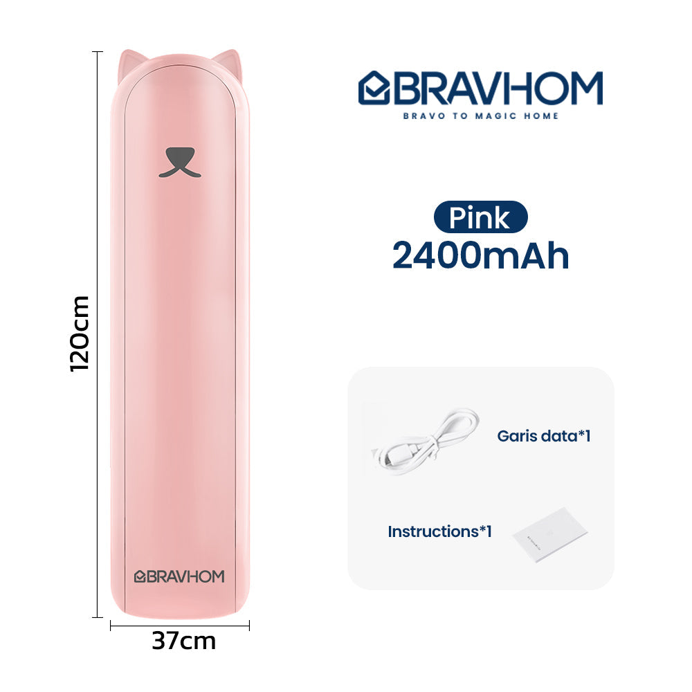 (COD)Bravhom Kipas angin Portable Lipat Nano Spray Dipakai Sebagai powerbank USB Cas 4800mAh mini Fan powerbank mini kipas (COD)Bravhom Kipas angin Portable Lipat Nano Spray Dipakai Sebagai powerbank USB Cas 4800mAh mini Fan powerbank mini kipas BravHom Fan Kadonio Smart Home